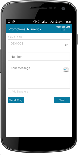 Android application for send bulk sms