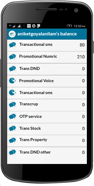  Android application to check balance in your bulk sms account